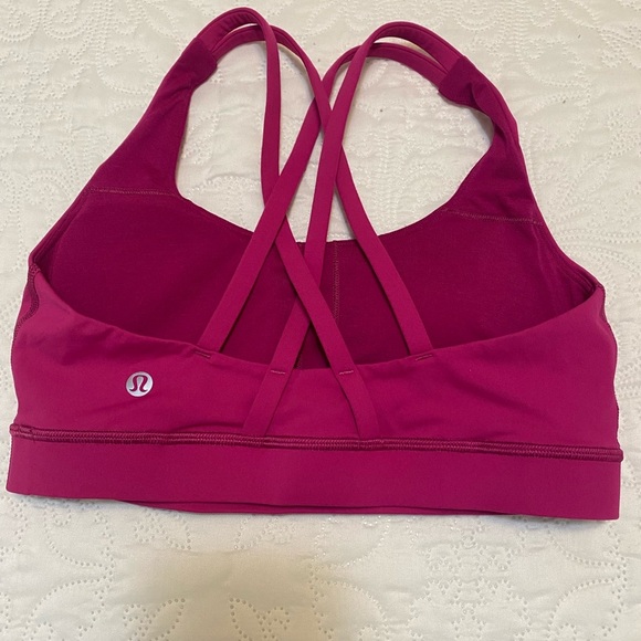 lululemon athletica Fuchsia Energy Bra - Medium Support - Picture 5 of 6